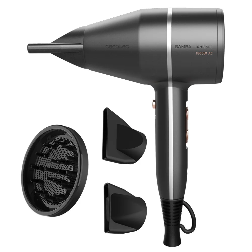 Cecotec Secador de pelo ionico con difusor Bamba IoniCare 5500 PowerStyle disemino motor AC gran caudal | Бытовая техника