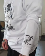 Sudaderas con capucha personalizadas para hombres y mujeres, Impresión de imagen de logotipo de texto artesanal, ropa de alta calidad, deportiva personalizada, informal, talla XS-4XL, 2020