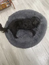 Cama de perro suave juguetes de peluche Donut sátiro ronda perro perrera Ultra lavables suaves perro gato cojín de cama de sofá cálido Venta caliente