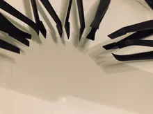 Pinzas electrónicas antiestáticas de fibra de carbono, Kit de pinzas electrónicas de plástico ESD, conjunto de herramientas de mano, 8 Uds. Reparación de PCB