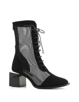 ILVi-Genuine Leather Handmade Alvena Women's Boot Black Suede-Black Mesh Women Shoes 2020 Summer Boots
ILVi-Genuine Leather Handmade Alvena Women's Boot Black Suede-Black Mesh Women Shoes 2020 Summer Boots