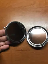 2019 gran oferta de maquillaje espejo de maquillaje retro espejo cosmético portátil mini vintage espejo de mano espejo de bolsillo