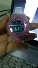 UTHAI CE35 niños reloj deportivo para niñas adolescentes chico electrónica Digital relojes reloj jalea transparente impermeable