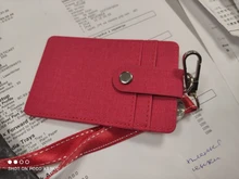 Porta tarjetas de identificación para estudiante y enfermera, correa de cuero para el cuello, alta calidad, 3 bolsillos, insignia, 2020