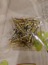 Agujas de cabeza plana de 16-50mm, surtido de 200 unidades, suministros de cuentas para fabricación de joyas, accesorios para pendientes Diy