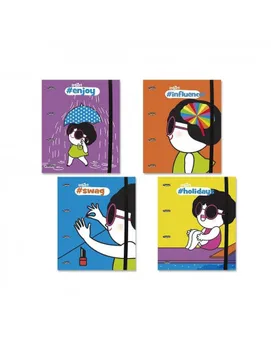 IT GIRL RING BINDER 35 MM WITH SPARE 100 SHEETS
IT GIRL RING BINDER 35 MM WITH SPARE 100 SHEETS