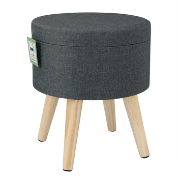 1PC Linen Velvet Storage Ottoman Chair Stool Upholstered Footstool Round Pouffe Chair Multifunction with Removable Cover Home
1PC Linen Velvet Storage Ottoman Chair Stool Upholstered Footstool Round Pouffe Chair Multifunction with Removable Cover Home