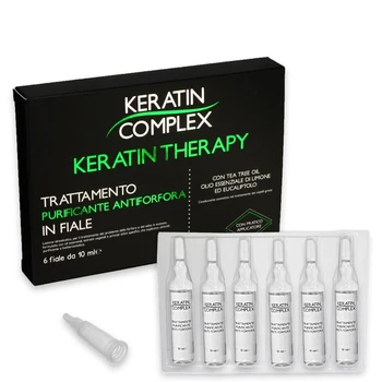 KERATIN COMPLEX TRATTAMENTO PURIFICANTE ANTIFORFORA CAPELLI IN FIALE 0055 
KERATIN COMPLEX TRATTAMENTO PURIFICANTE ANTIFORFORA CAPELLI IN FIALE 0055