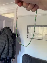 HangZhi-flores acrílicas de Margarita para mujer y niña, dulces y coloridas, coreanas, bohemio con cuentas collares de clavícula, joyería 2020