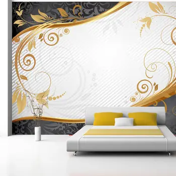 Wall mural-twig Gold-300x210 cm 
Wall mural-twig Gold-300x210 cm