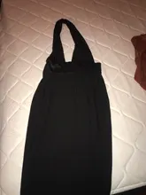 Joskaa-Vestido largo sexi de punto con cuello Halter para mujer, vestido largo ajustado con espalda descubierta para fiesta, prendas de vestir para discoteca 2021