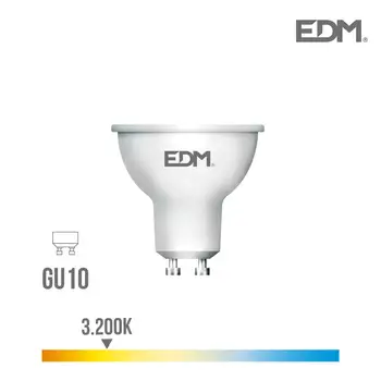 DICROICA LED bulb GU10 8W 600 LM 3200K light CALIDA reflectorless EDM (10 Pack)
DICROICA LED bulb GU10 8W 600 LM 3200K light CALIDA reflectorless EDM (10 Pack)