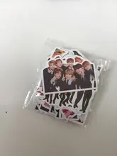 Pegatinas Kpop para ordenador portátil, equipaje, Maleta de motocicleta, monopatín, teléfono, PVC, 50 Uds.