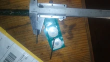 Discos de disco de diamante para laboratorio Dental, herramienta de corte de doble cara, diámetro de 22mm, espesor de 0,25mm con 1 mandriles, 5 uds.
