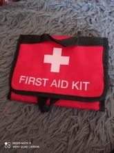 Kit de primeros auxilios para coche, bolsa plegable de alta capacidad para tratamiento de emergencia, para viaje o Camping, impermeable, portátil