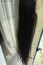 Extensiones de cabello humano con Coleta, coleta con Clip, coleta recta, Remy, brasileño, para Afroamericana