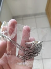 Collar con colgante de lobo Vintage Punk para mujer y hombre, collar de cabeza de lobo de Metal negro, colgantes, joyería de animales, envío directo