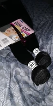 Mechones de pelo sintético con mezcla de animales, extensiones de pelo de paquete liso de seda con cierre de encaje 4x4, mezcla de cabello humano Natural Adorable 3 + 1