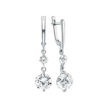 Silver earrings with cubic zirconium sunlight sample 925
Silver earrings with cubic zirconium sunlight sample 925