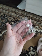 Collares cuadrados de imitación de perlas de cristal para mujer, gran oferta, poder de circonita, hilo de pescar transparente Invisible