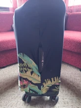 HMUNII-cubierta protectora para maletas con diseño de mapa del mundo, funda protectora para equipaje con Trolley para hombre y mujer, funda elástica para maleta