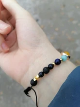 Pulsera ajustable con sistema Solar de piedra Natural, pulsera con cuentas de galaxia del universo, ocho planetas, regalo para novia