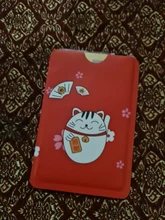 4 unids/pack patrón lindo RFID Anti-desmagnetización tarjetero para tarjetas bancarias Tarjeta de Identificación de caso funda para tarjeta de autobús de bolsa de papel de aluminio Protector de la tarjeta