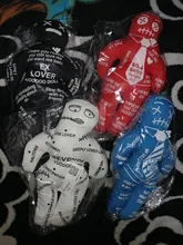 Mal jefe vudú muñeca hecho a mano personalizado de poliéster muñeca fiesta regalos