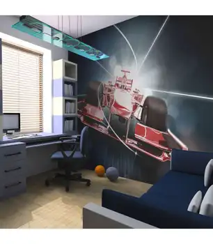 Photomural-Formula 1 speed and dynamics 
Photomural-Formula 1 speed and dynamics