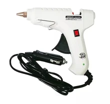 Pistola de calor de 12V/40W, pistola de pegamento de fusión en caliente, minipistolas de gatillo, herramienta térmica de temperatura de calor, reparación de pistola de calor