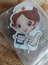 Cordón retráctil de alta calidad para la oficina, 1 Uds. Médicos enfermeros, insignia de identificación, soporte para tarjeta de identificación, llavero cadena Clips