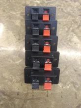 2019 caliente 5 uds 2 conector de posiciones Terminal Push en Jack primavera carga de Audio terminales de altavoz