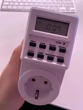 Switch-Socket Programmable Digital Timer Electronic Outlet Fr-Plug Cyclic 24-Hour EU