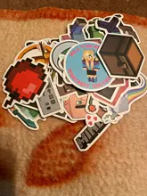 Naklejki-Paquete de pegatinas para mina de juego, 10, 50 y 100 uds, Graffiti de Pvc impermeable, maleta para ordenador portátil, guitarra, Skaterboard, nevera