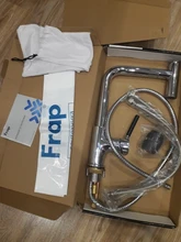 Tap-Crane Kitchen-Faucets Pull-Out Water-Mixer Frap Chrome Single-Handle Taps Swivel