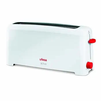 Ufesa TT7361-Toaster 1000W, 1 Slot, 6 Positions, Stop Pushbutton, Extra Elevation Function, Hot-Pancakes, Crumb Pickup.
Ufesa TT7361-Toaster 1000W, 1 Slot, 6 Positions, Stop Pushbutton, Extra Elevation Function, Hot-Pancakes, Crumb Pickup.