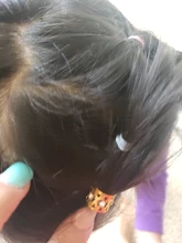 50 unids/lote de diamantes de imitación de oro pelo temor trenzas Dreadlock perlas ajustable trenza esposas Clip en forma de corazón de la extensión del pelo de joyería