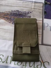 Bolsa de camuflaje para exteriores, soporte militar táctico para teléfono, funda para cinturón deportivo de nailon resistente al agua EDC, bolsas deportivas de camuflaje para caza