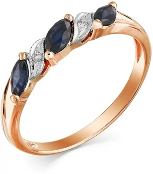 Master brilliant ring with sapphires and diamonds in red gold
Master brilliant ring with sapphires and diamonds in red gold