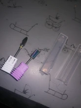 Brocas de taladro eléctrico para manicura, 29 tipos, accesorio de la máquina, cortador de cerámica de carburo de tungsteno arcoíris