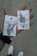 Accesorios de estrella coreana a prueba de balas, collar con letras del ejército, joyería, artículo al por mayor, sin BTS-2