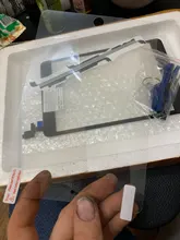 Panel de cristal con Sensor de Digitalizador de pantalla táctil, reemplazo de botón para iPad Mini 1 Mini 2 A1432 A1454 A1455 A1489 A1490 A1491, 1 Uds.