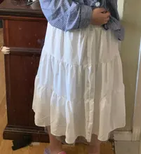 De las mujeres de la moda una línea falda de tul elástico cintura alta fiesta largo Maxi falda