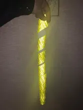 Cinta adhesiva reflectante para coche, 5cm x 3m, cinta de advertencia de seguridad para motocicletas, película reflectante, estilismo para coche