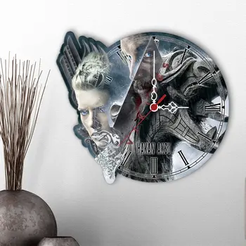 Personalized Custom Vikings Design Decorative Wooden Wall Clock 
Personalized Custom Vikings Design Decorative Wooden Wall Clock