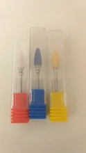 Color broca de clavo de cerámica eléctrica manicura taladros de máquina fresadora cortador de uñas manicura cortador de uñas artístico herramientas