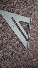 Square Ruler Layout-Tool Carpenter-Measurement Thickening-Angle Aluminum-Alloy 90-Degree