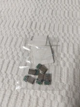 5 uds 5A 30V USB 3,1 tipo C macho de soldadura conector de clavija hembra adjunta circuito impreso