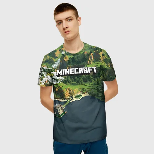 Мужская футболка 3D Minecraft|Футболки| |