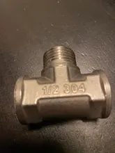 Butt-Joint-Adapter Coupler-Plumbing-Fittings Reducing Elbow Thread Stainless-Steel Female